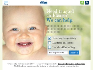 Sitters.co.uk website
