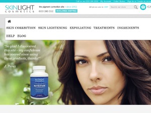 Skinlight Cosmetics website