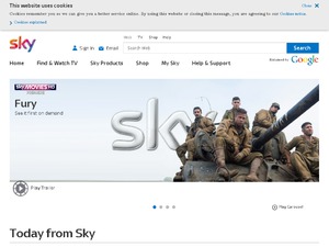 Sky Digital website