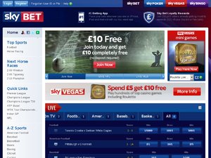 SkyBet website