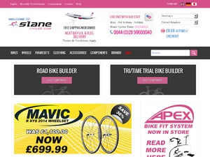 Slane Cycles website