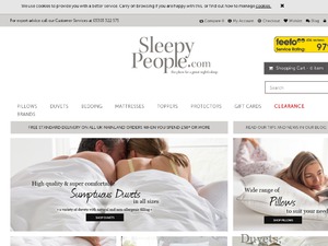 Sleepy People website