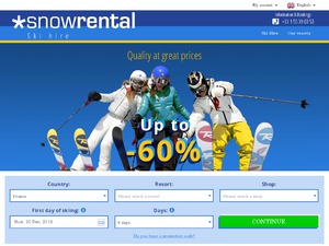 Snowrental website
