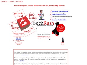 Sock Rush website