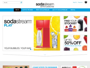 SodaStream website