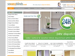 SoEasy Blinds website