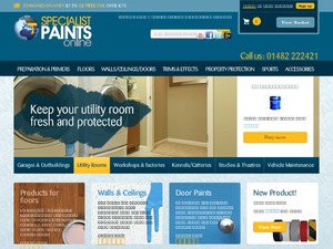 Specialist Paints Online website