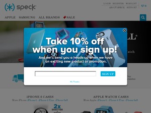 Speck website