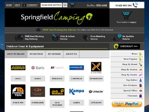 Springfield Camping website