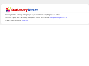 Stationery Direct website
