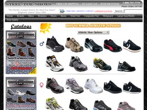 Steel Toe Shoes website