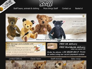 Steiff Teddy Bears website
