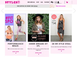 Styles For Less website