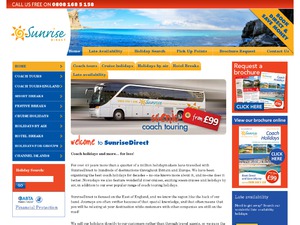 SunriseDirect website