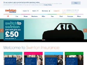 Swinton website