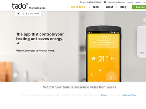 Tado website