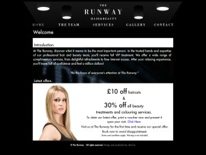 The Runway website