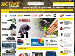 The Active Life Store website