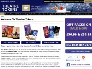 Theatre Tokens website