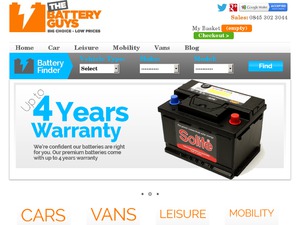 The Battery Guys website