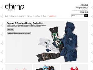 The Chimp Store website