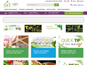 The Diet Hut website