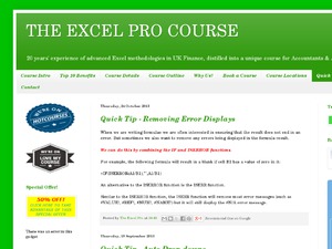 The Excel Pro website