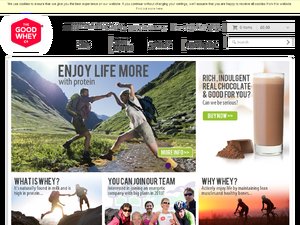 The Good Whey Company website