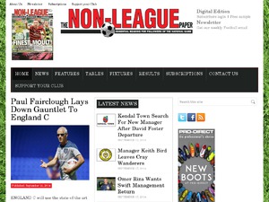 The Non League Football Paper website
