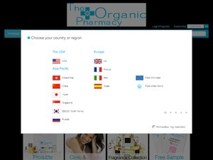 The Organic Pharmacy website