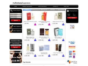 The Perfume Superstore website