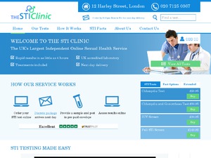 The STI Clinic website