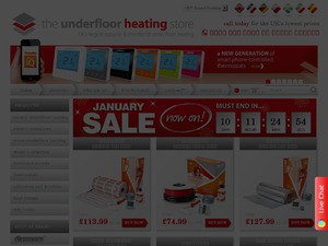 The Underfloor Heating Store website