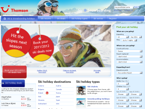 Thomson Ski website