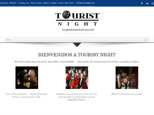 Tourist Night website