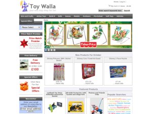 Toy Walla website