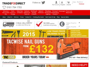 Tradefix Direct website