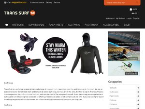 Trans Surf website