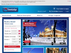 Travelodge IE website