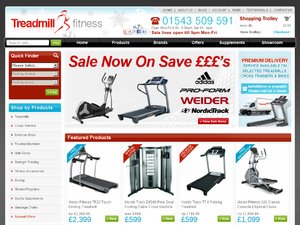 Treadmill Fitness website