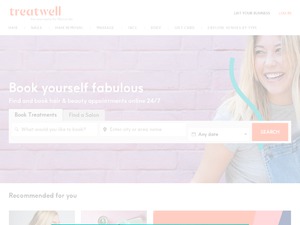 Treatwell IE website