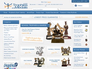 Trophies and Medals website