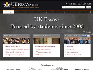 UKEssays website