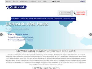 UKHost4u website