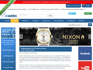 Uniwatches DK website