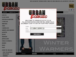 Urban Eclectic website