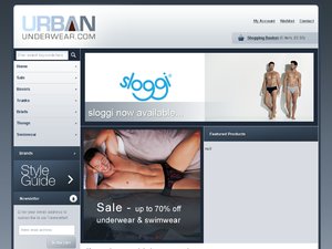 Urban Underwear website