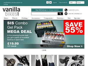 Vanilla Bikes website