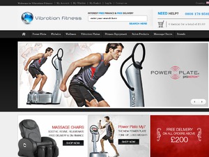 Vibration Fitness website