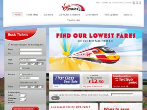 Virgin trains website